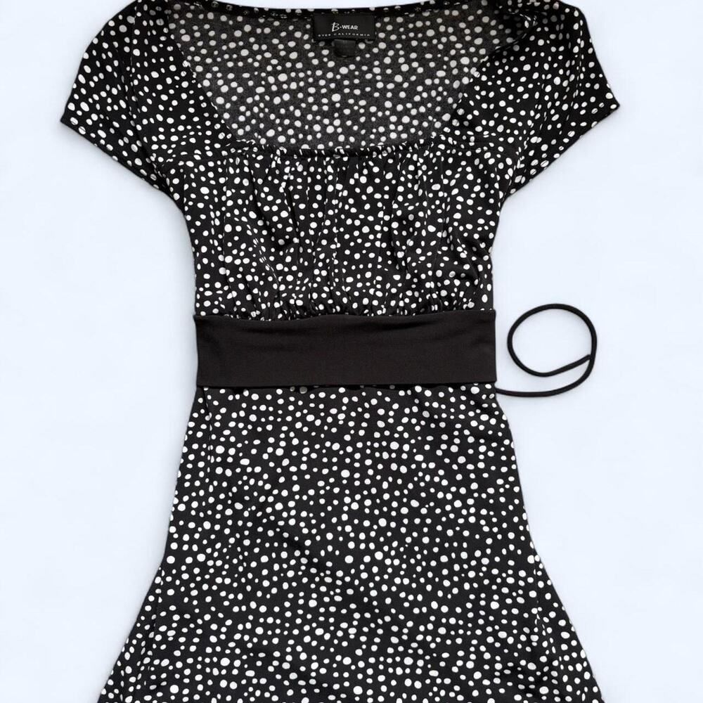 Black and white polka dot